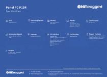 ONERugged Panel PC P15R:PanelPC P15R Real Materials,Industrial Attributes - 2