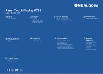 ONERugged Panel Touch Display PT15:Unlocking Industry's Full Potential - 2