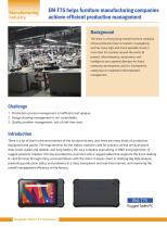 Our case: EM-T75 helps furniture manufacturing companies achieve efficient production management - 1