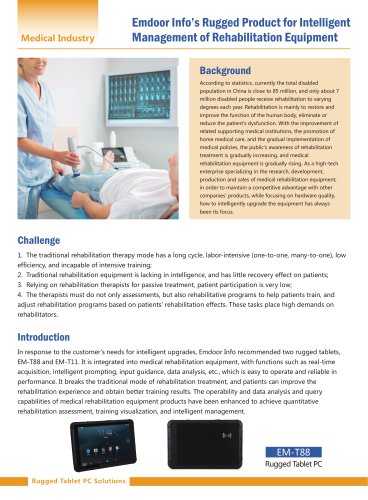 Our case: Intelligent Management of Rehabilitation Equipment