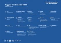 Rugged Handheld EM-H68T:Excellence honed for demands - 2