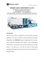 Horizontal injection molding machine TH350PVC - 1