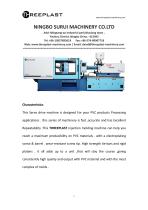 Horizontal injection molding machine TH90PVC - 1