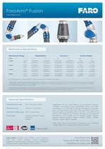 Tech sheet - FaroArm Fusion - 2