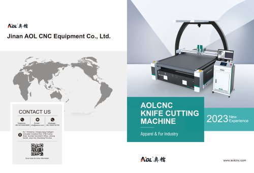 Aolcnc 2023 cutting machine for fabric industry