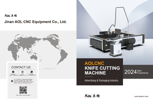 Aolcnc cutting machine 2024 for Advertising industry