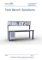 Test Benches - Tradinco - PDF Catalogs | Technical Documentation | Brochure
