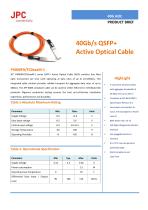 JPC Active optical cable 40G-1