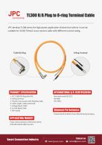TL300 R/A Plug to O-ring Terminal Cable - 1