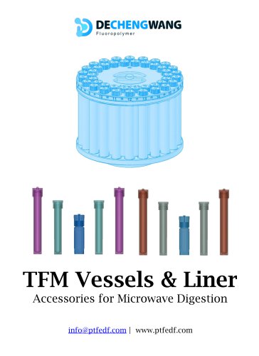 PTFE TFM Vessels and liners Catalogue