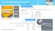 Teflon bone folder List - 1