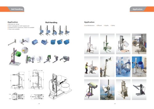 Herolift Trolley Lifter For Roll handling