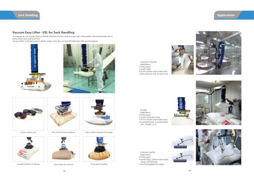 Herolift Vacuum Easy Lifter -VEL for Sack Handling