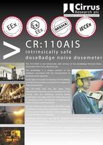 CR:110AIS Intrinsically Safe doseBadge Noise Dosemeter - 1