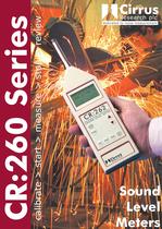 CR:260A Series Integrating Sound Level Meters - 1