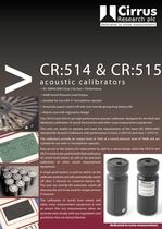 CR:514 & CR:515 Acoustic Calibrators - 1