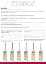 CR:800C Series Data Logging Sound Level Meters - 2