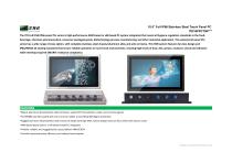 18.5-inch Full IP66 Stainless Steel Panel PC-1