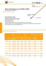 Silicone fiber glass wire UL3068 UL3069 - 1