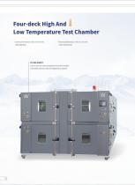 Four Deck High And Low Temperature Test Chamber - 1