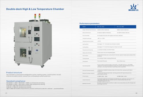 high and low temperature test chamber BTL-D2-M