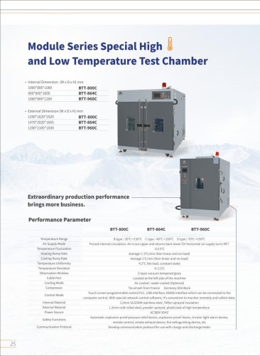 Vehicle Lithium Battery Cell Pack Module Special High And Low Temperature Test Chamber