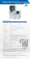 Vehicle Lithium Battery Pack Module Large Current Battery Short Circuit Testing Machine - 1