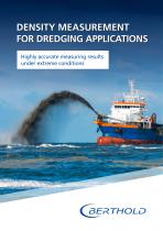 Density measurement for dredging applications - 1