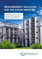 Measurement solution for the sugar industry - 1