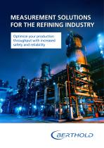 Measurement solutions for the refining industry - 1