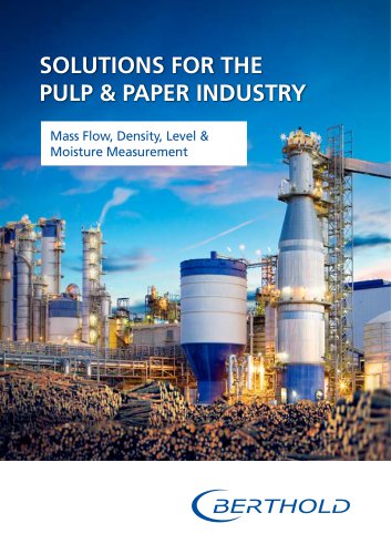 Solution for pulp and paper production