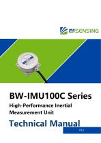 BW-IMU100C High-Performance Inertial Measurement Unit Technical Manual - 1