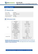 BW-IMU100C High-Performance Inertial Measurement Unit Technical Manual - 3