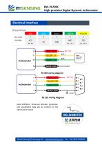BW-VG 500C High-precision Digital  Dynamic Inclinometer  Technical Manual-6