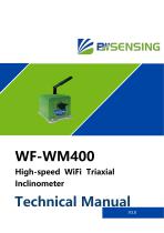 WF-WM400 High-speed WiFi Triaxial Inclinometer