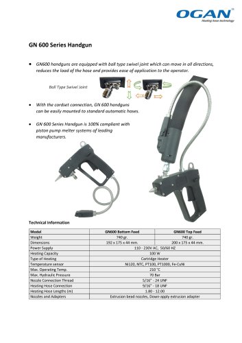 GN600 Series Handgun
