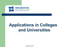 Applications in Colleges and Universities-1