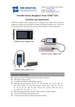 Portable Surface Roughness Tester TIME® 322X