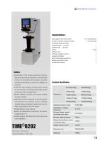 TIME Bench Hardness Tester Catalog - 11