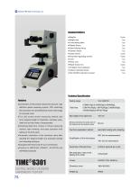 TIME Bench Hardness Tester Catalog - 12