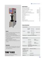 TIME Bench Hardness Tester Catalog - 9