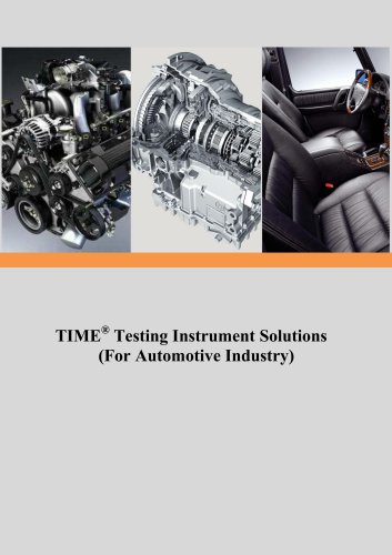 TIME® Solutions for Automotive Industry