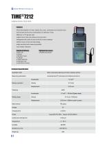 TIME Vibration Meter Catalog - 4