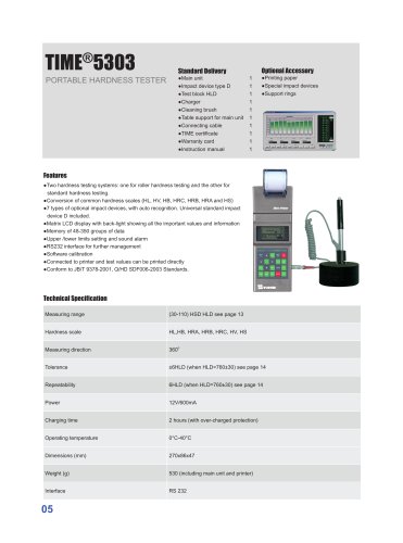 TIME5303 Portable Hardness Tester for Rolls