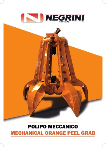 2 or 4 cable orange-peel grab