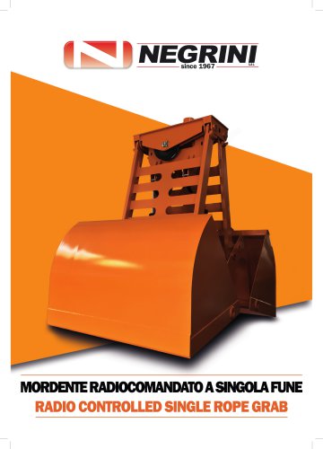 Radio-controlled automatic clamshell grab