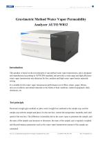 AUTO W812 Gravimetric Method Water Vapor Permeability Analyzer (20250516)