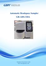 GB-AHS-320A Automatic Headspace Sampler Catalog-1