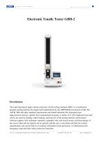 GBH-2 Electronic Tensile Tester A3(20251226）