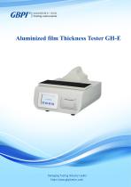 GH-E Aluminized film Thickness Tester A0(20230620)